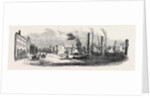 Ruins of the Great Fire at Montreal, St. Denis Street, Near the Bishop's Church, 1852 by Anonymous