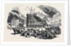 Great Fire at Montreal: Dalhousie Square, Hay's House, 1852 by Anonymous