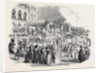 Fete at Strasbourg: Procession of the Waggons, at the Prefecture, Strasbourg, 1852 by Anonymous