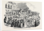 Fete at Strasbourg: Procession of the Waggons, at the Prefecture, Strasbourg, 1852 by Anonymous