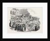 Fete at Strasbourg: Procession of the Waggons, at the Prefecture, Strasbourg, 1852 by Anonymous