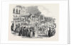 Fete at Strasbourg: Procession of the Waggons, at the Prefecture, Strasbourg, 1852 by Anonymous