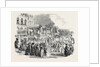 Fete at Strasbourg: Procession of the Waggons, at the Prefecture, Strasbourg, 1852 by Anonymous