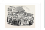 Fete at Strasbourg: Procession of the Waggons, at the Prefecture, Strasbourg, 1852 by Anonymous