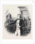 The Bucks Election, Mr. Disraeli Addressing the Electors in the County Hall, Aylesbury, 1852 by Anonymous