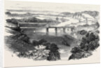 South Wales Railway, the Chepstow Tubular Suspension Bridge, and Junction of the Wye and Severn Rivers by Anonymous