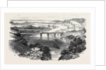 South Wales Railway, the Chepstow Tubular Suspension Bridge, and Junction of the Wye and Severn Rivers by Anonymous