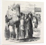 The Kilkenny Election, Peasantry Reading the Candidates' Addresses, 1852 by Anonymous