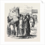 The Kilkenny Election, Peasantry Reading the Candidates' Addresses, 1852 by Anonymous