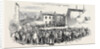 The Riot at Stockport: St. Peter's Schools, and Alderman Graham's House, 1852 by Anonymous