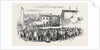 The Riot at Stockport: St. Peter's Schools, and Alderman Graham's House, 1852 by Anonymous