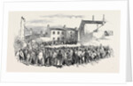 The Riot at Stockport: St. Peter's Schools, and Alderman Graham's House, 1852 by Anonymous
