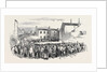 The Riot at Stockport: St. Peter's Schools, and Alderman Graham's House, 1852 by Anonymous