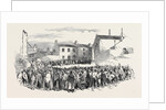 The Riot at Stockport: St. Peter's Schools, and Alderman Graham's House, 1852 by Anonymous