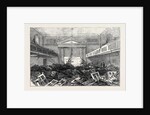 The Riot at Stockport: Interior of the Roman Catholic Chapel at Edgeley, 1852 by Anonymous