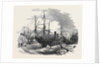 The Indus Steamship Partly Destroyed by Fire, in Messrs. Wigram's Dry Dock, Blackwall, 1852 by Anonymous