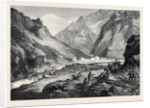 The Afghan War: Pass of Ali Musjid in the Khyber with Advanced Guard of the 14th Sikhs 1879 by Anonymous