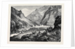 The Afghan War: Pass of Ali Musjid in the Khyber with Advanced Guard of the 14th Sikhs 1879 by Anonymous