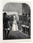 Marriage of H.R.H. The Duke of Connaught at Windsor: State Trumpeters Announcing the Approach of the Bride 1879 by Anonymous