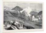 The Afghan War: Blowing Up Towers and Destruction of Village of Kassaba Afreedi Country 1879 by Anonymous