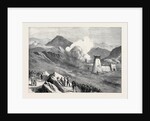 The Afghan War: Blowing Up Towers and Destruction of Village of Kassaba Afreedi Country 1879 by Anonymous