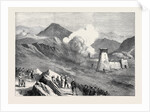 The Afghan War: Blowing Up Towers and Destruction of Village of Kassaba Afreedi Country 1879 by Anonymous
