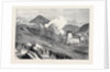 The Afghan War: Blowing Up Towers and Destruction of Village of Kassaba Afreedi Country 1879 by Anonymous