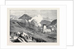 The Afghan War: Blowing Up Towers and Destruction of Village of Kassaba Afreedi Country 1879 by Anonymous