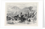 The Zulu War: Troops on Their Way to the Front Difficulties of Transport 1879 by Anonymous