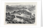 The Afghan War: Storming of the Spingawai Stockade Morning of December 2 1878 from a Sketch by Lieutenant Neville Chamberlain by Anonymous
