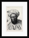 The War in Afghanistan: Men of Different Afghan Tribes: Mahaz Khan (a Tajik) Khan of Pesh Bolak 1879 by Anonymous