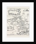 Map of Lord Chelmsford's Route to the Relief of Ekowe and Plan of the Fort 1879 by Anonymous
