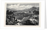 The Afghan War: View from the Cabul Gate Jellalabad Showing the Road by which Dr. Brydon Arrived in January 1842 by Anonymous