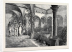 The Duke and Duchess of Connaught in Sicily: Quadrangle of the Castello Catarina at Taormina 1879 by Anonymous