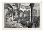 The Duke and Duchess of Connaught in Sicily: Quadrangle of the Castello Catarina at Taormina 1879 by Anonymous