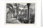 The Duke and Duchess of Connaught in Sicily: Quadrangle of the Castello Catarina at Taormina 1879 by Anonymous