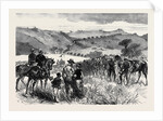 The Zulu War: King's Dragoon Guards on the March: Halting for the Night at Pinetown 1879 by Anonymous