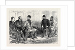 The Afghan War: Negotiating Peace with Yakoob Khan at Hashim Kheyl 1879 by Anonymous
