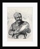 Afghan Sketches: A Goorkha Sharpening His Kookree 1879 by Anonymous