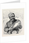 Afghan Sketches: A Goorkha Sharpening His Kookree 1879 by Anonymous