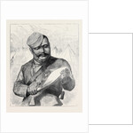 Afghan Sketches: A Goorkha Sharpening His Kookree 1879 by Anonymous