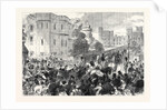 Visit of the Sultan to Her Majesty at Windsor Castle UK 1867 by Anonymous