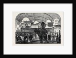 The Paris International Exhibition: Model of an Elephant in the Siamese Section of the Machine Gallery France 1867 by Anonymous
