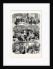 The Paris International Exhibition: The Spanish Swedish Austrian Turkish and Chinese Cafés in the Park France 1867 by Anonymous