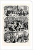 The Paris International Exhibition: The Spanish Swedish Austrian Turkish and Chinese Cafés in the Park France 1867 by Anonymous