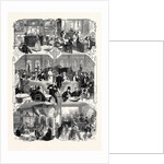 The Paris International Exhibition: The Spanish Swedish Austrian Turkish and Chinese Cafés in the Park France 1867 by Anonymous