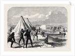 Surveying Party from H.M.S. Nassau Attacked by Natives of Terra Del Fuego 1867 by Anonymous
