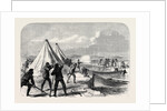 Surveying Party from H.M.S. Nassau Attacked by Natives of Terra Del Fuego 1867 by Anonymous