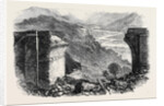 Fall of a Viaduct on the Great Indian Peninsular Railway: Broken Viaduct on the Bhore Ghaut Incline Two Days after Its Fall 1867 by Anonymous