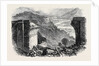 Fall of a Viaduct on the Great Indian Peninsular Railway: Broken Viaduct on the Bhore Ghaut Incline Two Days after Its Fall 1867 by Anonymous